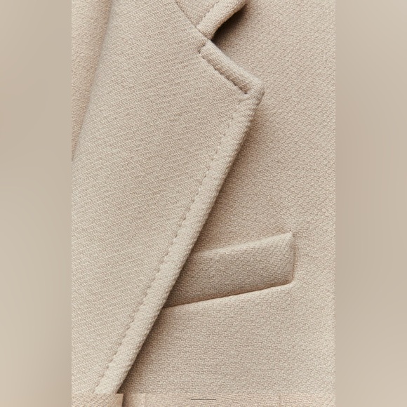 ZARA NEW WITH TAGS COAT WITH MANTECO WOOL ZW COLLECTION BLOGGER’S FAVORITE 😍 - Picture 10 of 15